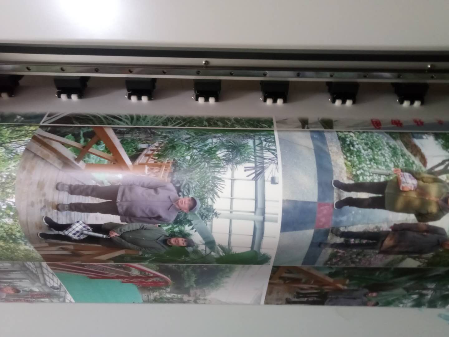 邢臺SP1600戶外寫真機安裝成功