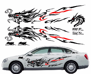 戶外寫真機(jī)車貼的應(yīng)用