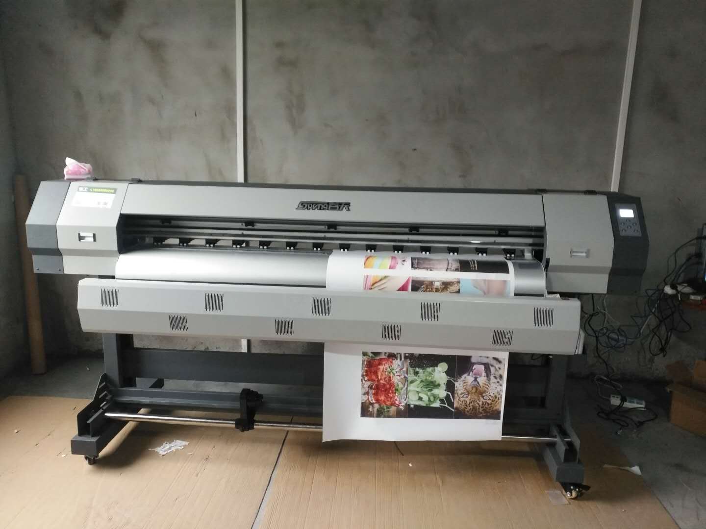 安徽安慶太湖縣sp1800戶外寫真機安裝成功
