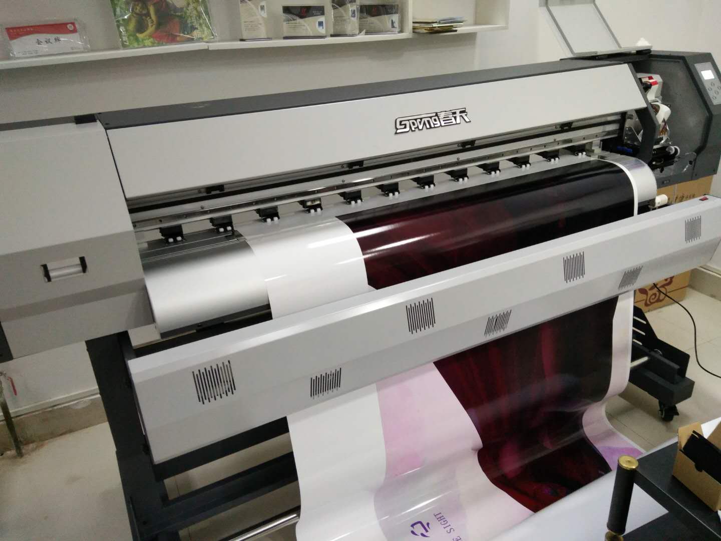 延安SP1600春天寫真機安裝成功