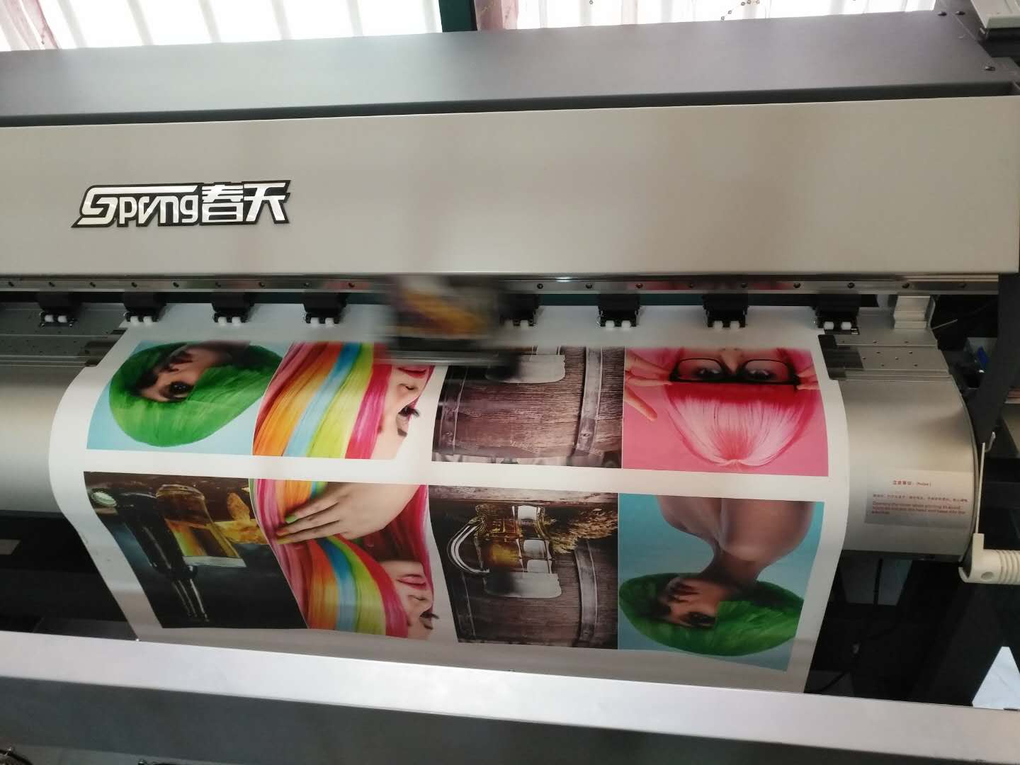 周口愛普生新五代寫真機(jī)安裝完成